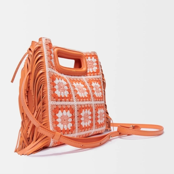 Maje Handbags - Maje Crochet M Bag